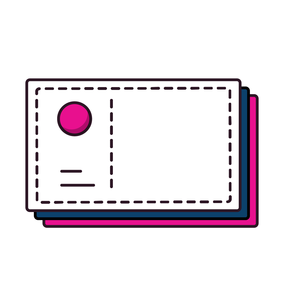 Business Card Suede