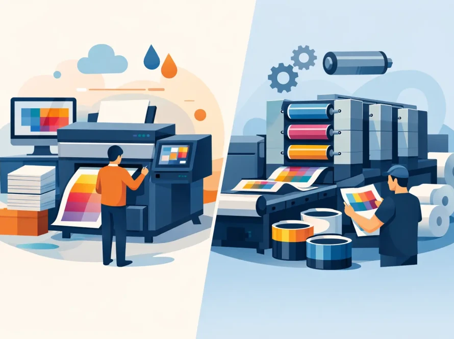 Digital Printing vs Offset for Better Print Jobs